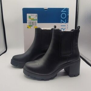 Women's Arizona Jean Co Masin Block Heel Boots - Black - 9 M - NIB‎